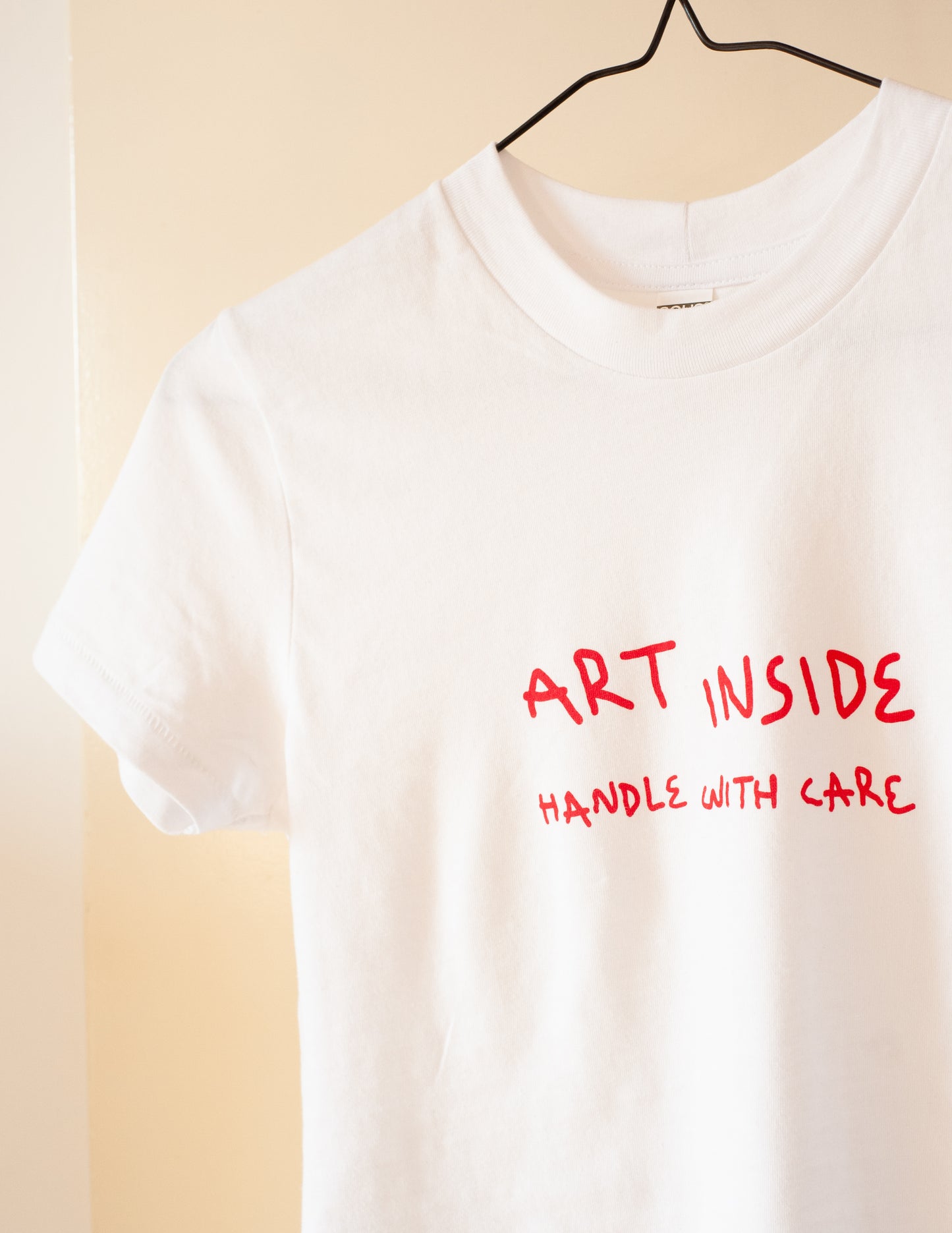 art inside - cropped t-shirt