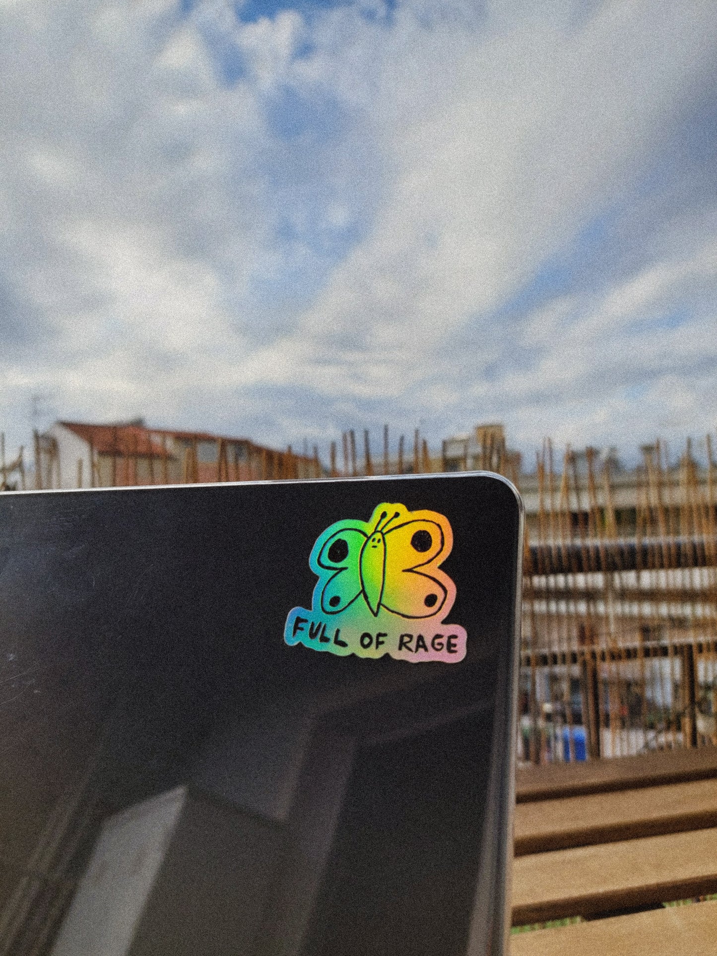 full of rage ▪ vinyl sticker