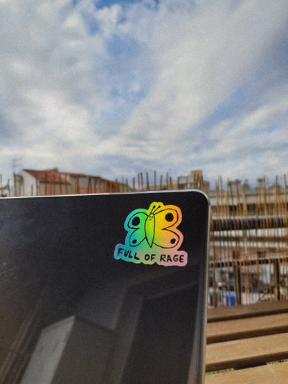 full of rage ▪ vinyl sticker