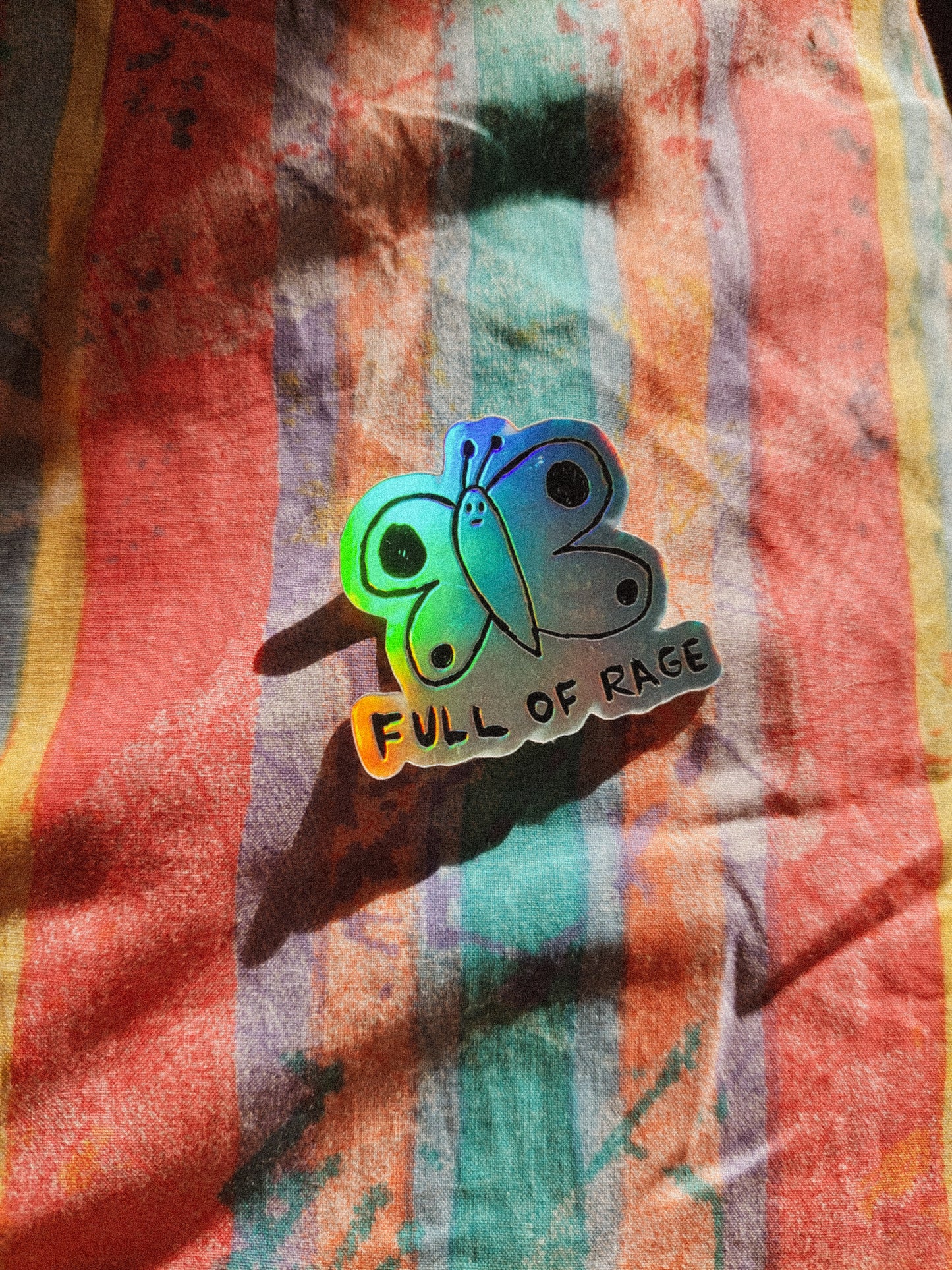 full of rage ▪ vinyl sticker