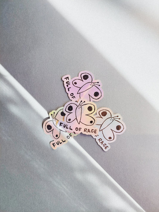 full of rage ▪ vinyl sticker