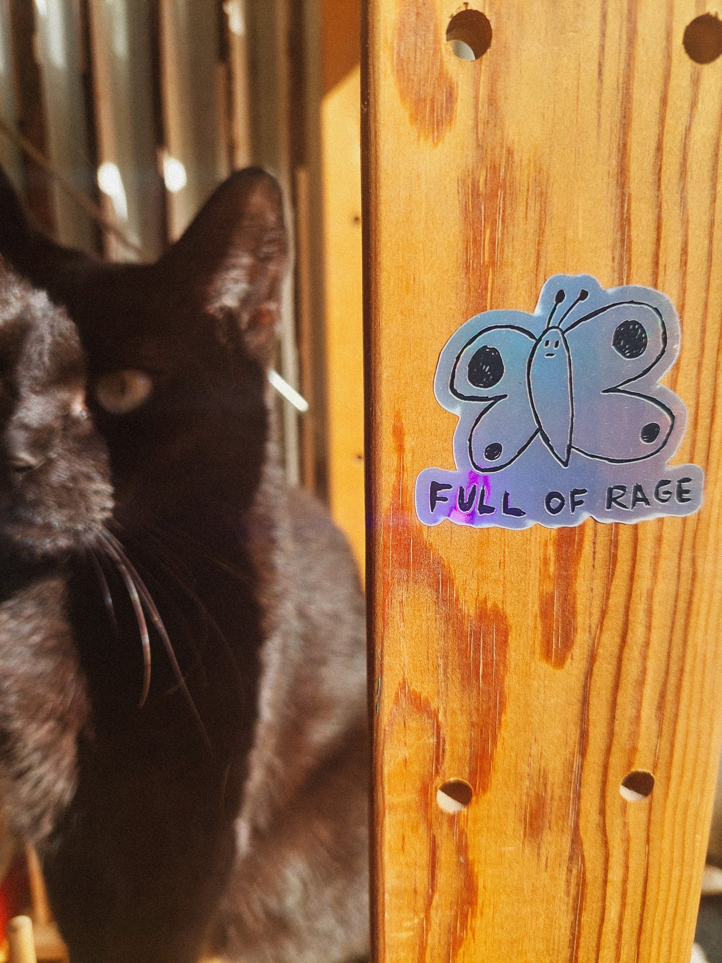 full of rage ▪ vinyl sticker