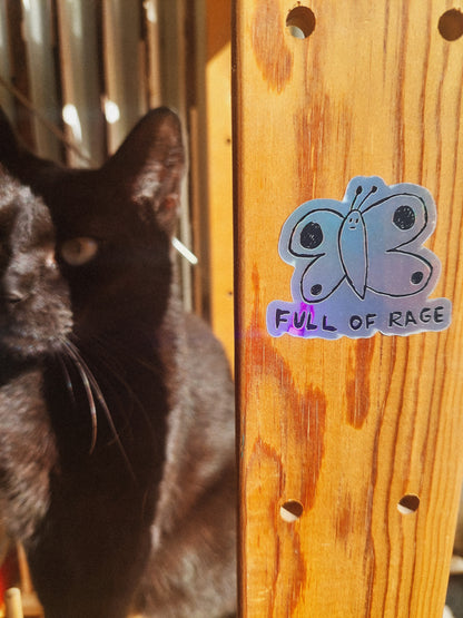 full of rage ▪ vinyl sticker