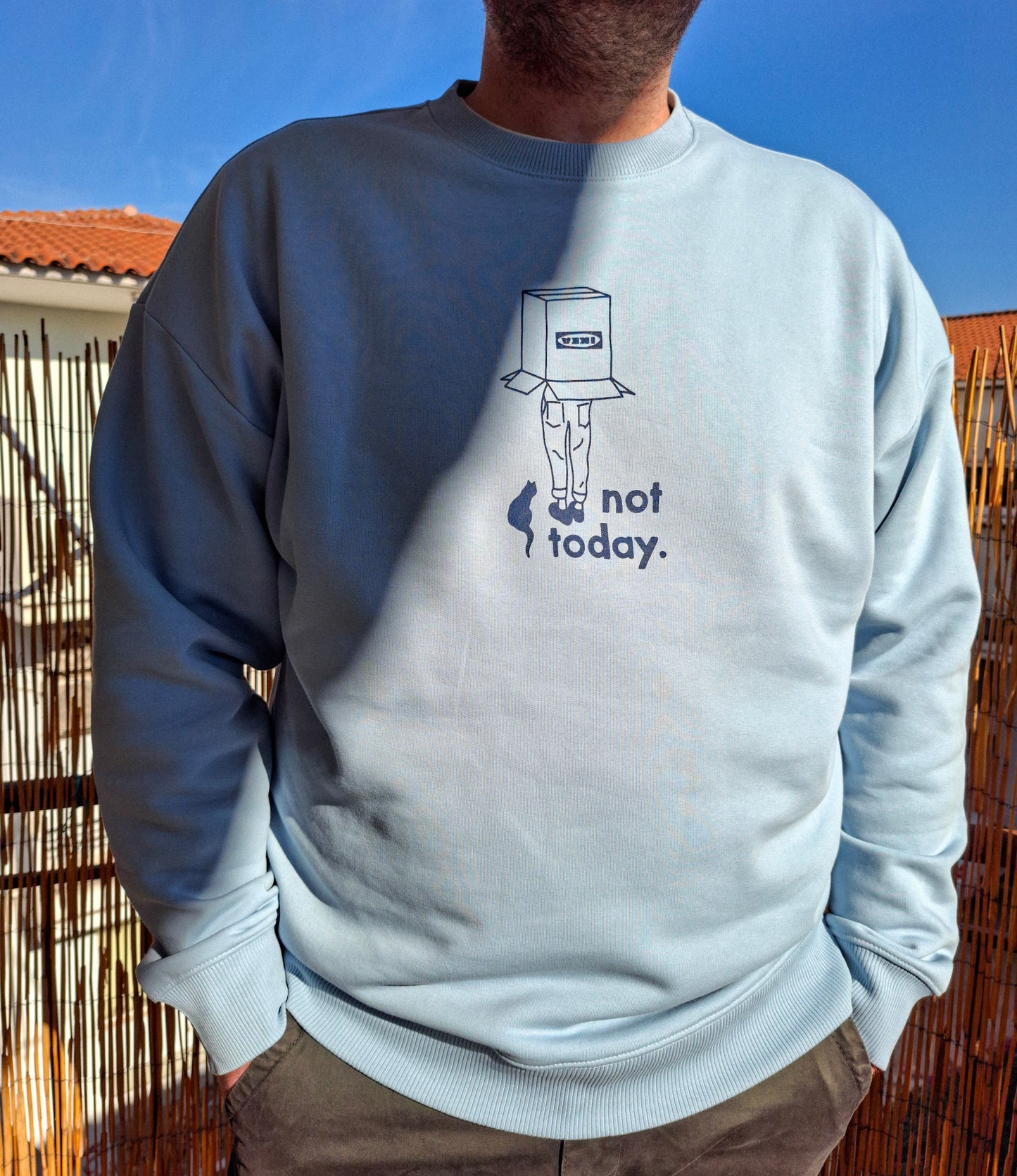 not today ▪ oversize sweatshirt