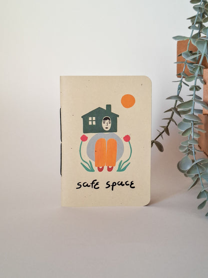 safe space ▪ A6 notebook