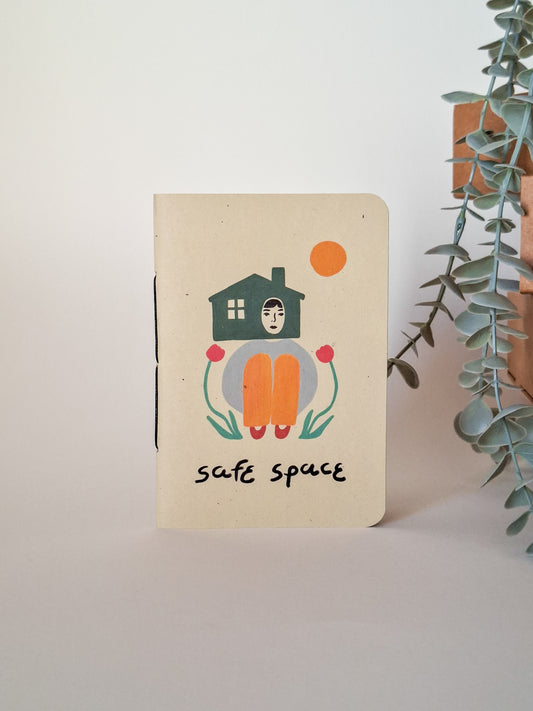 safe space ▪ A6 notebook