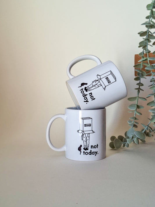 not today ▪ mug (the imperfect batch)