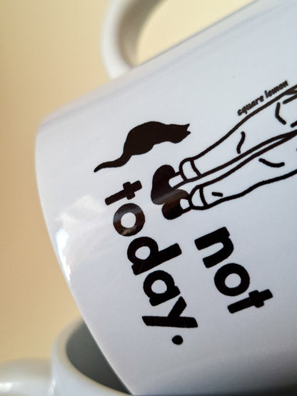 not today ▪ mug (the imperfect batch)