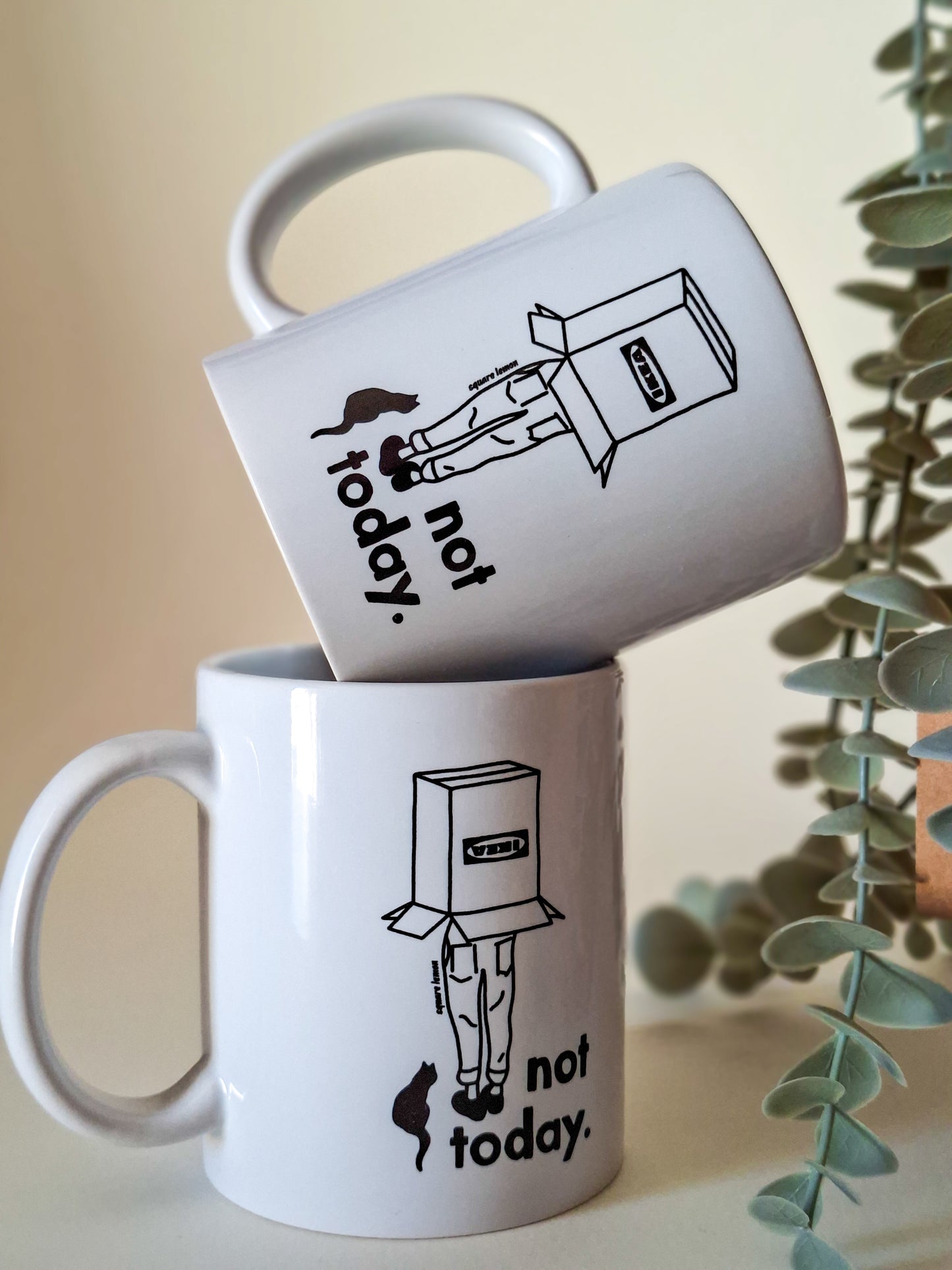 not today ▪ mug (the imperfect batch)
