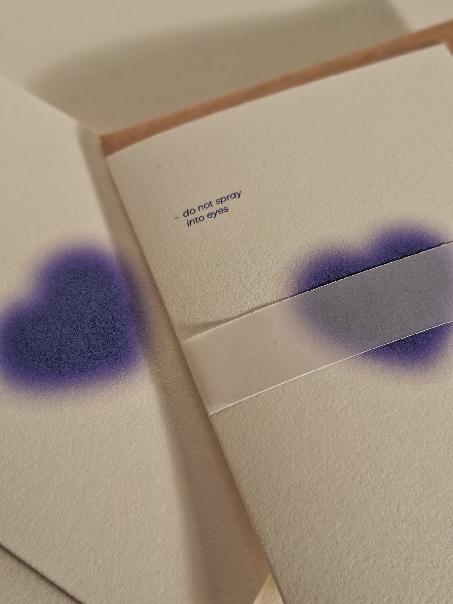 love sprayed ▪ greeting card