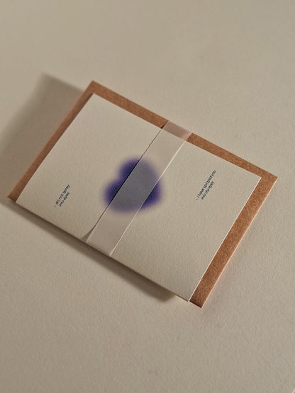 love sprayed ▪ greeting card