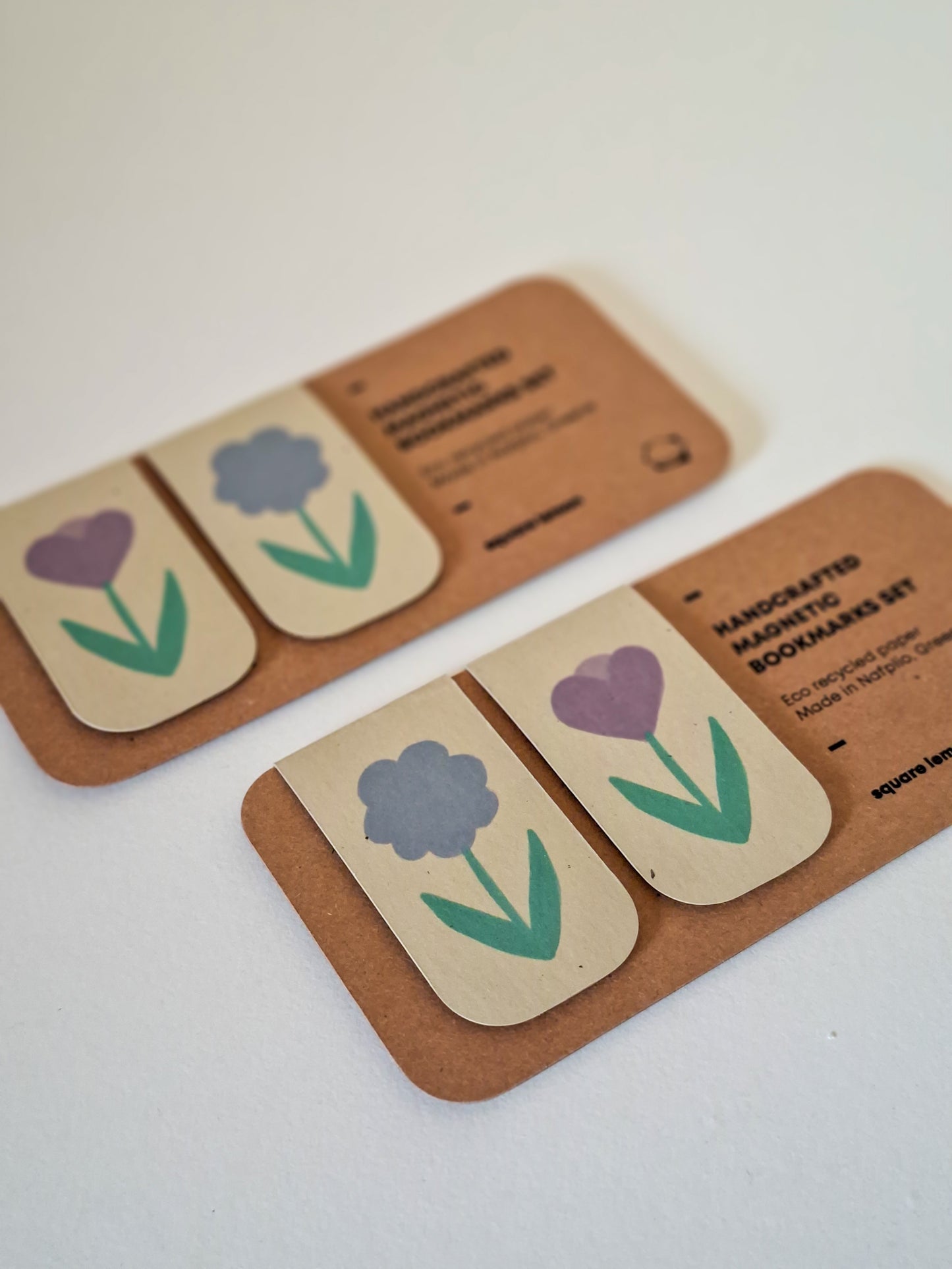 tulip & daisy ▪ magnetic bookmarks set