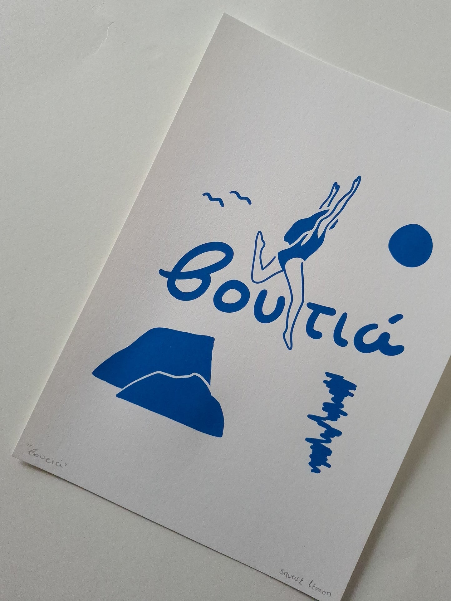 voutia - A4 screen print