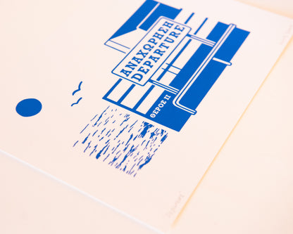 departure - A4 screen print