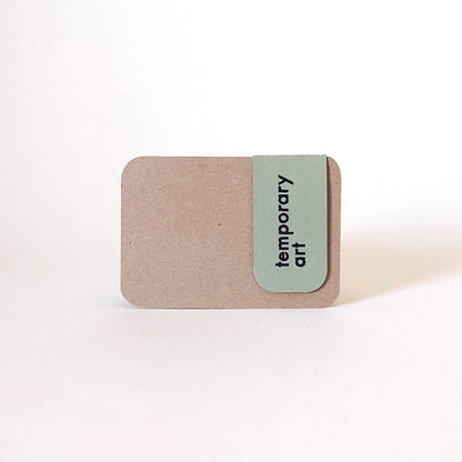 temporary art ▪ magnetic bookmark